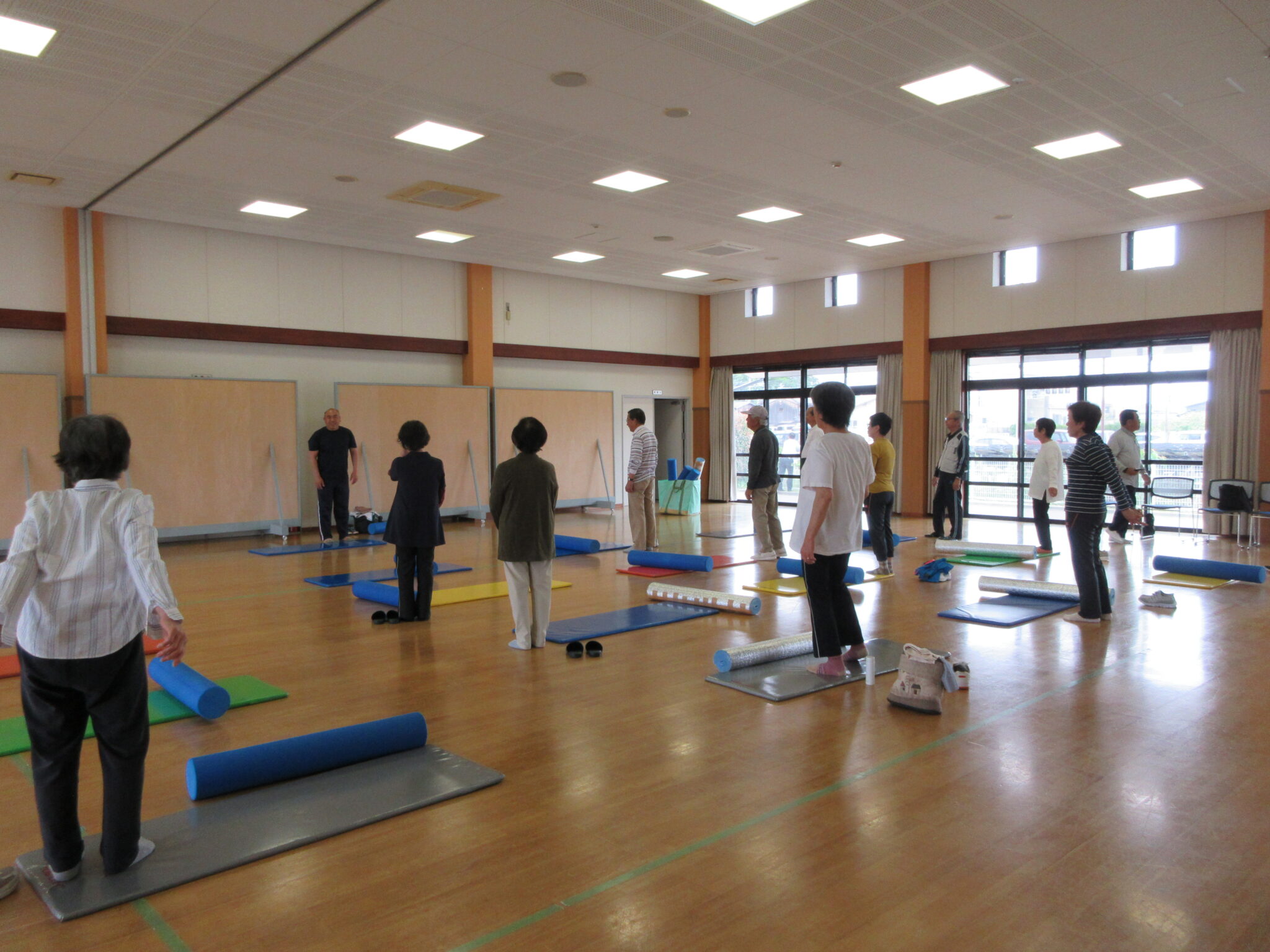 たいそう教室の指導に行ってきました。